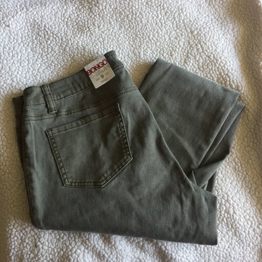 Navy green bongo jeans